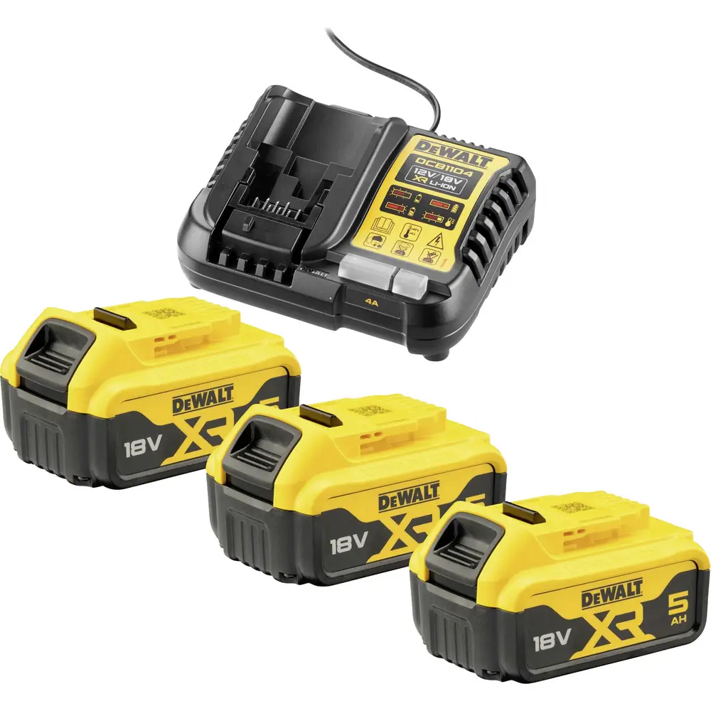 Batterie DEWALT DCB1104P3-QW (Kit 3x Batterie 5.0Ah)