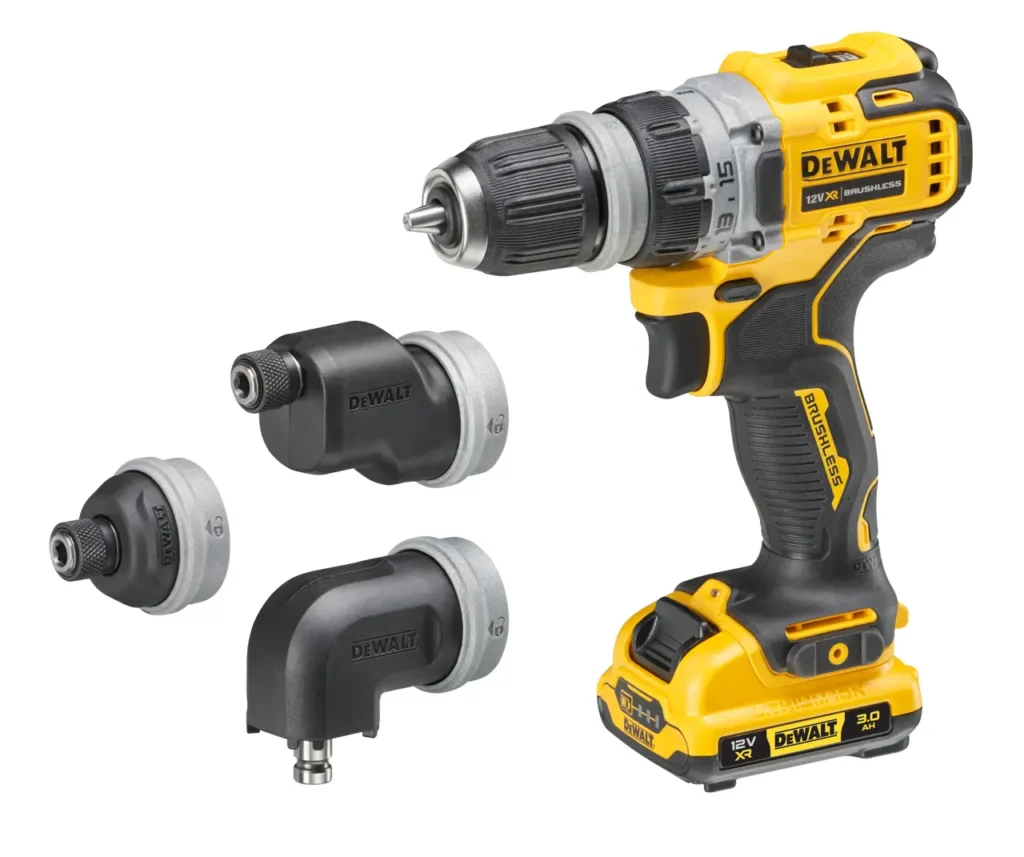 Trapano Avvitatore Multitesta DEWALT DCD703L2T-QW